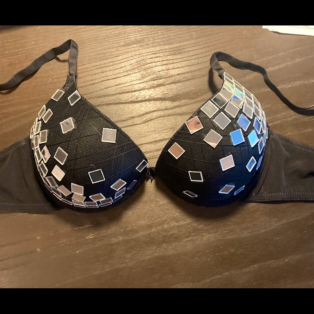 Mirror Detailed Rave Bra